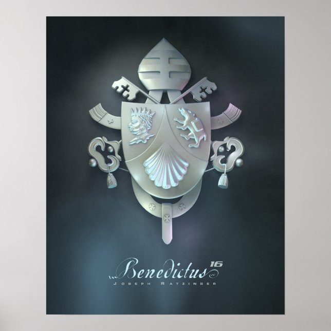 Póster Pope Benedicts Coat of Arms (Frente)