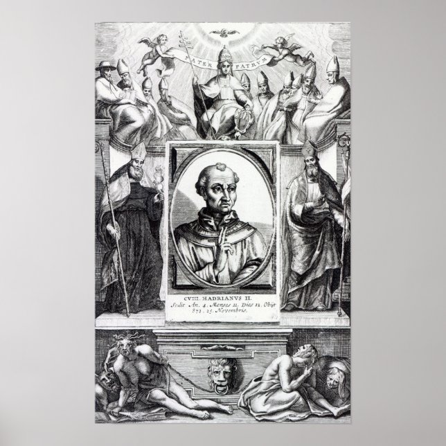 Poster Pope Hadrian II (Frente)
