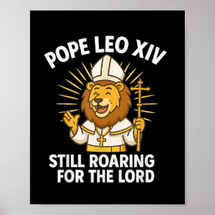 Poster Pope Leo Xiv Lion Para O Lorde Kid Boys Gi