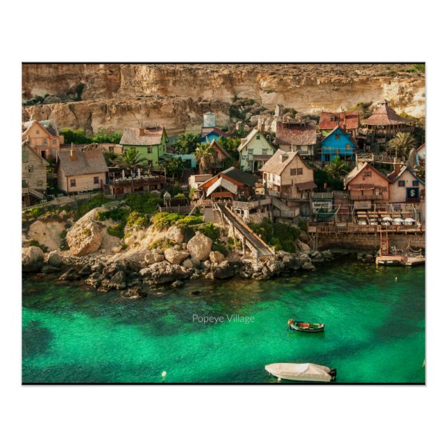 Póster Popeye Village, Malta, (Frente)
