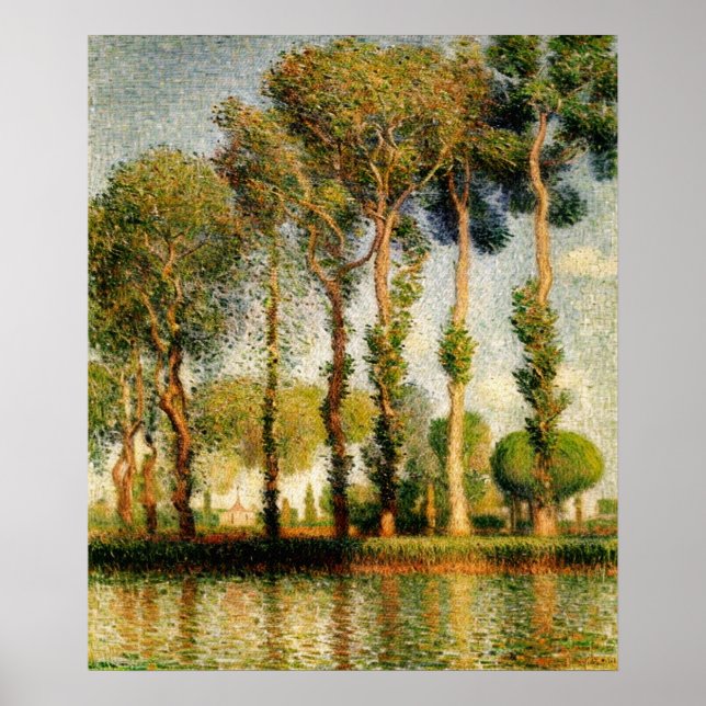 Poster Poplars no rio Epte (Frente)