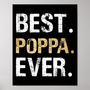 Poster Poppa Gift Da Avó Melhor Poppa