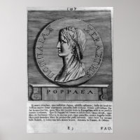 Poppaea Sabina, gravada após um romano