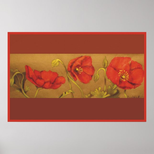 Poster Poppies (Frente)