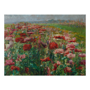Póster Poppies Blooming - Olga Wisinger Florian