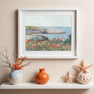 Poster Poppies, Isles de Shoals, Childe Hassam Belas Arte