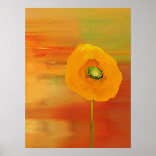 Póster Poppies na floração (Frente)