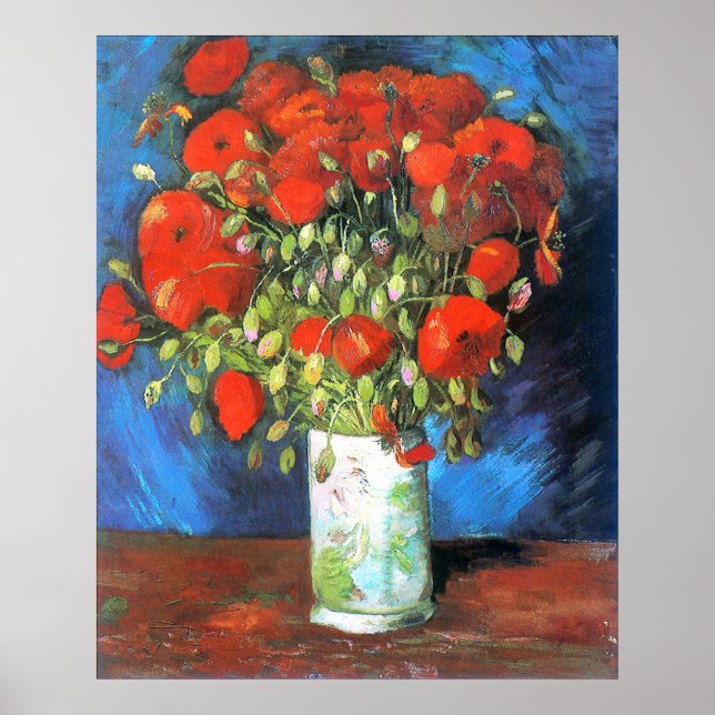 Poster Poppies, Van Gogh (Frente)