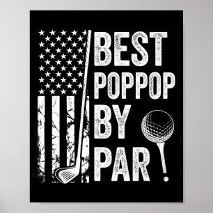 Poster Poppop por Par Bandeira Dos Eua Dia de os pais Gol