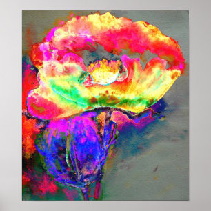 Poster Poppy Amarelo