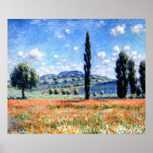 Poster Poppy Field, Giverny