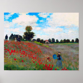 Poster Poppy Field, Monet