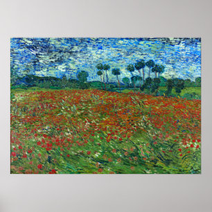 Poster Poppy Field - Vincent van Gogh
