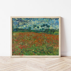 Poster Poppy Field Vincent van Gogh