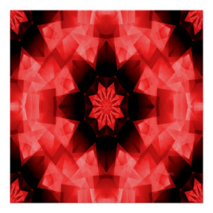Póster Poppy Red Star.