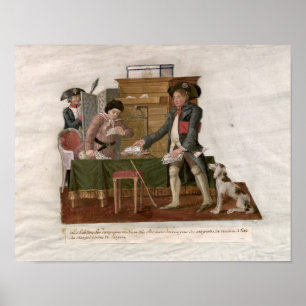 Póster População rural Fol.55 e o cambiador de dinheiro