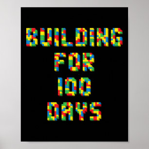 Poster Por 100 Dias Feliz 100º Dia De Crianças Escolares