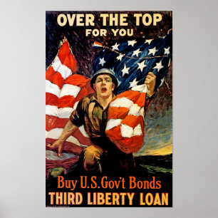 Póster Por cima para você