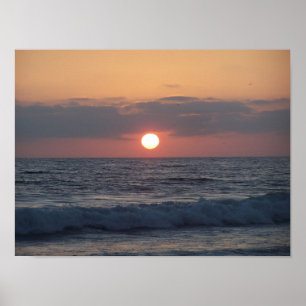 Póster por do sol