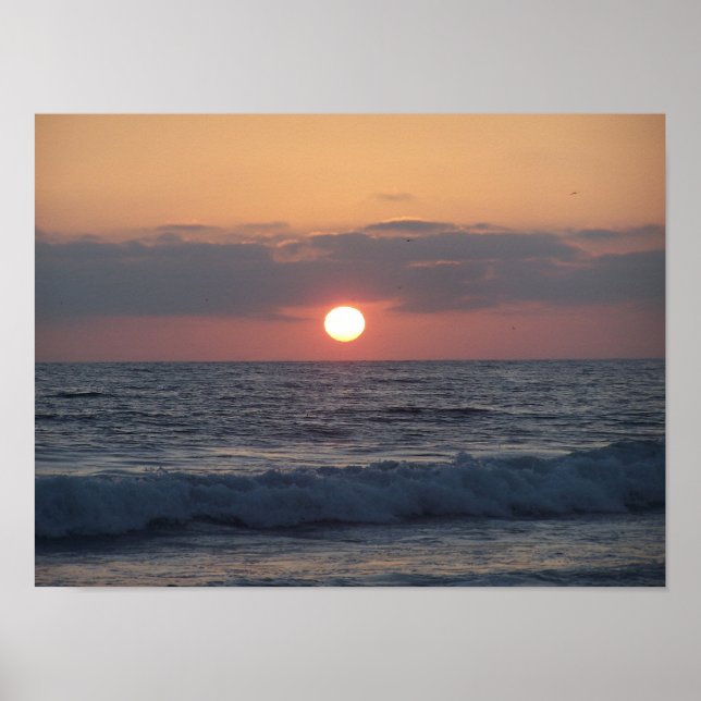 Póster pôr do sol (Frente)