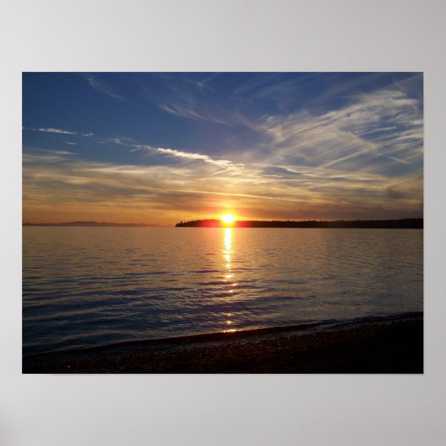 Póster pôr do sol (Frente)