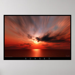 Poster Por do sol