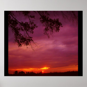 Póster Por do sol