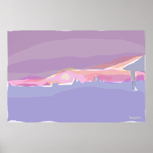 Póster Por do sol