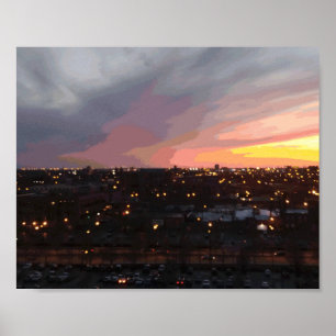 Poster Por do sol - 6 de abril de 2018 7:34 PM.