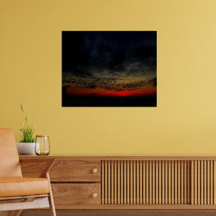 Poster Pôr do Sol Antes da Tempestade