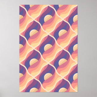 Poster Pôr do Sol Boho
