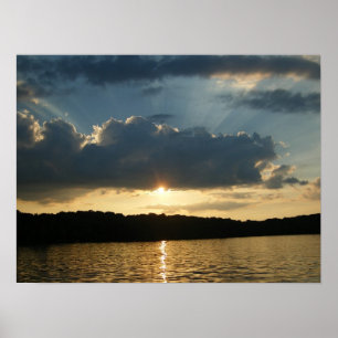 Póster Por do sol bonito