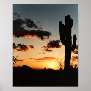 Poster Por do sol da arizona