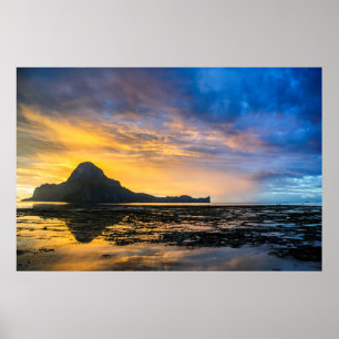 Poster Pôr do sol da Baía de El Nido