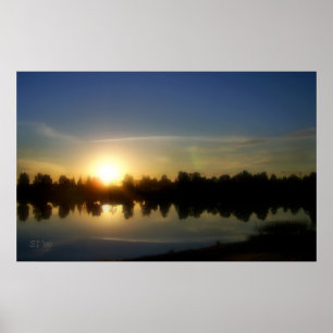 Póster Por do sol de agosto
