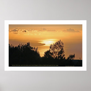Póster Por do sol de Kaho'olawe