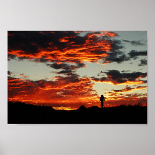 Póster Por do sol de Moab