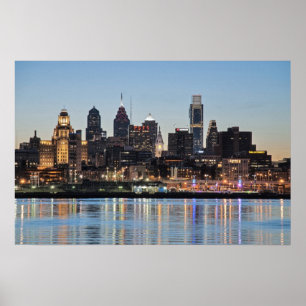 Póster Por do sol de Philly