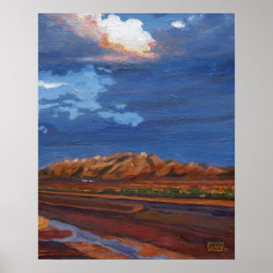 Póster Por do sol de Santan