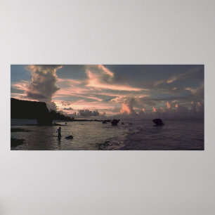 Póster Por do sol de Tarague