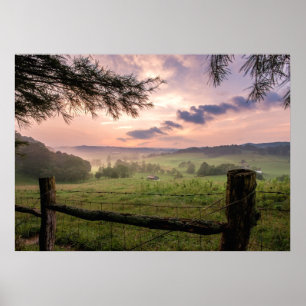 Póster Por do sol de Virgínia