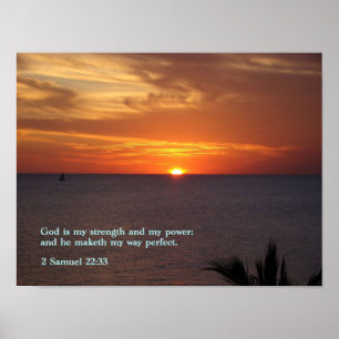 Poster Por do sol do 22:33 de 2 Samuel