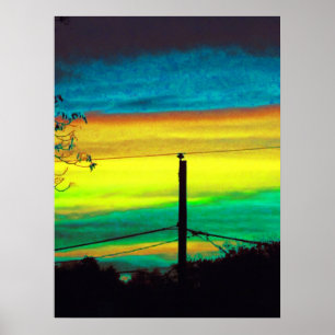 Poster Por do sol do apocalipse