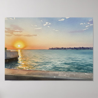 Poster Pôr do Sol do Porto