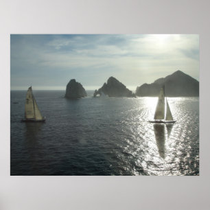 Póster Por do sol em Cabo