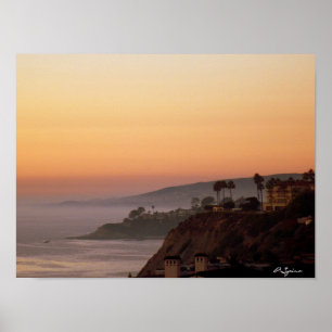 Póster Por do sol em Dana Point