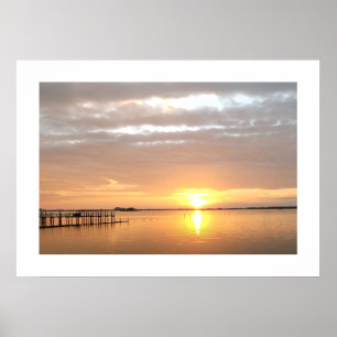 Póster Por do sol em Dunedin, Florida