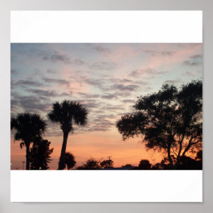 Poster por do sol em FL