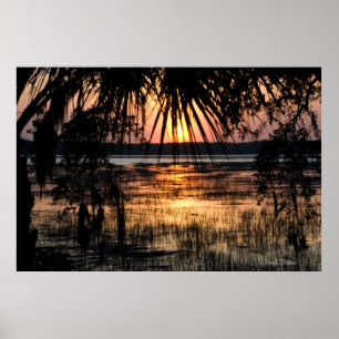 Póster Por do sol em Hilton Head #2