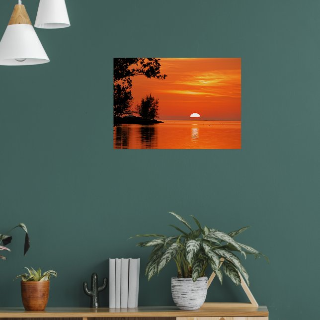 Poster Pôr do sol em Key West, FL (Sala de Estar 1)